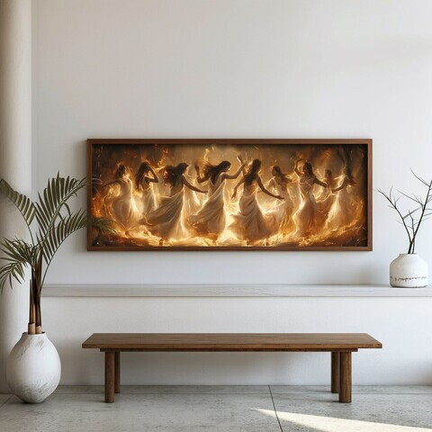 Tablou decorativ, FAH073-150, MDF, Lemn masiv, Multicolor