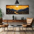 Tablou decorativ, FAH074-120, MDF, Lemn masiv, Multicolor