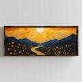 Tablou decorativ, FAH074-120, MDF, Lemn masiv, Multicolor