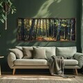 Tablou decorativ, FAH077-150, MDF, Lemn masiv, Multicolor