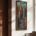 Tablou decorativ, FAH079-120, MDF, Lemn masiv, Multicolor
