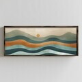Tablou decorativ, FAH083-120, MDF, Lemn masiv, Multicolor