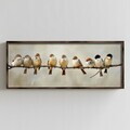 Tablou decorativ, FAH085-120, MDF, Lemn masiv, Multicolor