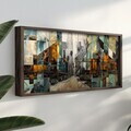 Tablou decorativ, FAH102-150, MDF, Lemn masiv, Multicolor