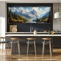 Tablou decorativ, FAH116-120, MDF, Lemn masiv, Multicolor