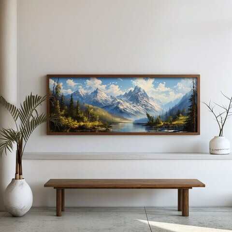 Tablou decorativ, FAH116-150, MDF, Lemn masiv, Multicolor