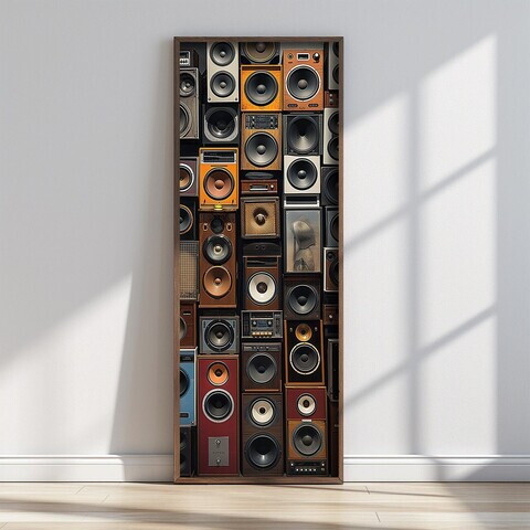 Tablou decorativ, FAH123-120, MDF, Lemn masiv, Multicolor