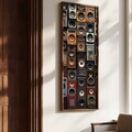 Tablou decorativ, FAH123-150, MDF, Lemn masiv, Multicolor