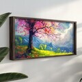 Tablou decorativ, FAH126-120, MDF, Lemn masiv, Multicolor