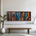 Tablou decorativ, FAH135-120, MDF, Lemn masiv, Multicolor