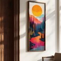 Tablou decorativ, FAH137-120, MDF, Lemn masiv, Multicolor