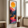 Tablou decorativ, FAH137-120, MDF, Lemn masiv, Multicolor