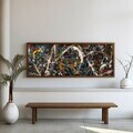 Tablou decorativ, FAH146-150, MDF, Lemn masiv, Multicolor