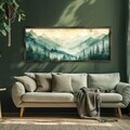 Tablou decorativ, FAH162-150, MDF, Lemn masiv, Multicolor
