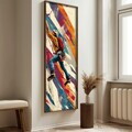 Tablou decorativ, FAH163-120, MDF, Lemn masiv, Multicolor