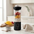 Blender portabil Berlinger Haus, Black Rose, 400 ml, 110W, 9x27.2 cm, inox/plastic, negru/transparent
