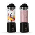 Blender portabil Berlinger Haus, Black Rose, 400 ml, 110W, 9x27.2 cm, inox/plastic, negru/transparent