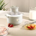 Aparat de facut inghetata Berlinger Haus, Sahara, 12W, 22.7x18.6x21.2 cm, aluminiu/plastic, crem