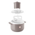 Aparat de facut inghetata Berlinger Haus, Taupe, 12W, 22.7x18.6x21.2 cm, aluminiu/plastic, taupe