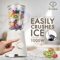Blender de masa Fashion TV, Sahara, 1.5L, 1000W, plastic/sticla, crem/transparent
