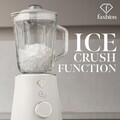 Blender de masa Fashion TV, Sahara, 1.5L, 1000W, plastic/sticla, crem/transparent