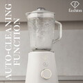 Blender de masa Fashion TV, Sahara, 1.5L, 1000W, plastic/sticla, crem/transparent