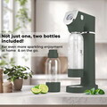 Aparat sifon Berlinger Haus, Matte Green, 22x13x43 cm, 0.5L / 1L, inox/polipropilena, verde