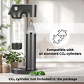 Aparat sifon Berlinger Haus, Anthracite, 22x13x43 cm, 0.5L / 1L, inox/polipropilena, antracit