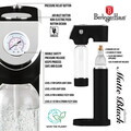 Aparat sifon Berlinger Haus, Matte Black, 22x13x43 cm, 0.5L / 1L, inox/polipropilena, negru mat