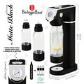 Aparat sifon Berlinger Haus, Matte Black, 22x13x43 cm, 0.5L / 1L, inox/polipropilena, negru mat