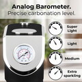 Aparat sifon Berlinger Haus, Matte Black, 22x13x43 cm, 0.5L / 1L, inox/polipropilena, negru mat