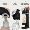 Aparat sifon Berlinger Haus, Black Rose, 22x13x43 cm, 0.5L / 1L, inox/polipropilena, negru
