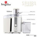 Storcator de fructe Berlinger Haus, Sahara, 500W, 600 ml/1300 ml, inox, crem/argintiu