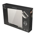 Panou electric de incalzire Fashion TV, Sahara, 64.5x6.6x43 cm, 1400W, sticla securizata, crem