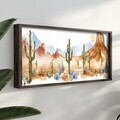Tablou decorativ, FAH174-120, MDF, Lemn masiv, Multicolor