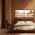 Tablou decorativ, FAH174-150, MDF, Lemn masiv, Multicolor