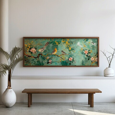 Tablou decorativ, FAH185-150, MDF, Lemn masiv, Multicolor