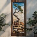 Tablou decorativ, FAH186-120, MDF, Lemn masiv, Multicolor