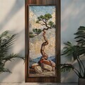 Tablou decorativ, FAH187-120, MDF, Lemn masiv, Multicolor
