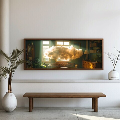 Tablou decorativ, FAH189-120, MDF, Lemn masiv, Multicolor