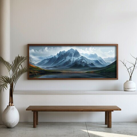 Tablou decorativ, FAH194-120, MDF, Lemn masiv, Multicolor