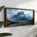 Tablou decorativ, FAH194-120, MDF, Lemn masiv, Multicolor