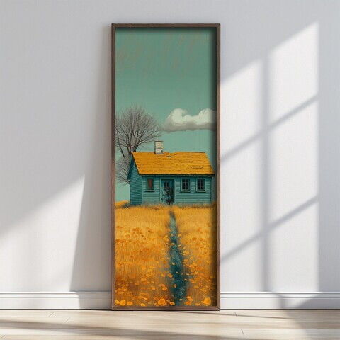 Tablou decorativ, FAH196-120, MDF, Lemn masiv, Multicolor