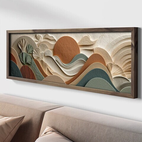 Tablou decorativ, LAC001-120, MDF, Lemn masiv, Multicolor
