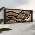 Tablou decorativ, LAC003-120, MDF, Lemn masiv, Multicolor