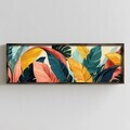 Tablou decorativ, LAC005-120, MDF, Lemn masiv, Multicolor