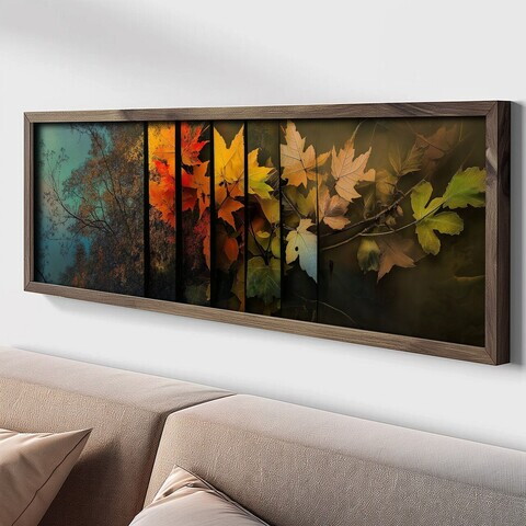 Tablou decorativ, LAC006-120, MDF, Lemn masiv, Multicolor