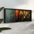 Tablou decorativ, LAC006-120, MDF, Lemn masiv, Multicolor