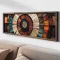 Tablou decorativ, LAC008-120, MDF, Lemn masiv, Multicolor