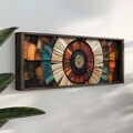 Tablou decorativ, LAC008-120, MDF, Lemn masiv, Multicolor